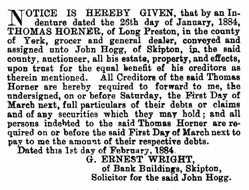 Property and Land Sales  1884-02-02 CHWS.JPG